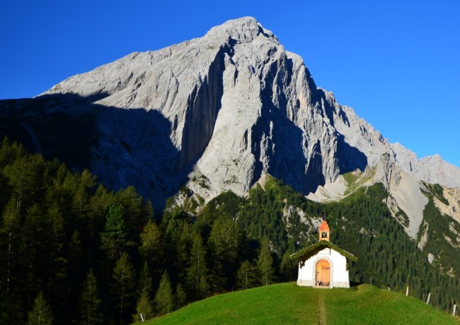 Kapelle auf der Halleranger Alm (Foto: Christof Herrmann, 2012)