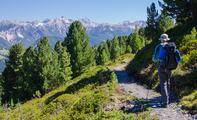 Packliste Hochgebirgswanderung - Foto: Auf dem Weg zur Schlüterhütte (Reinhard Wagner, 2012)