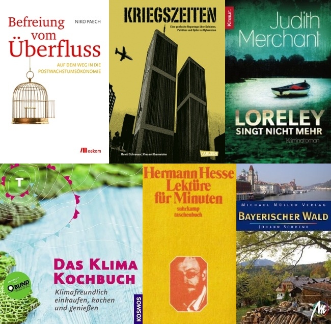Gelesen im März: Niko Paech, Hermann Hesse, Klimakochbuch, Kriegszeiten ...