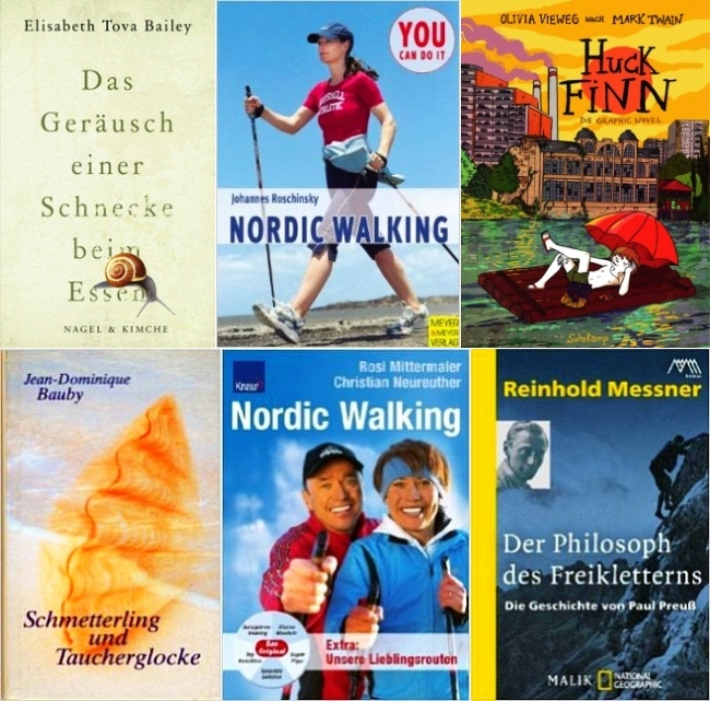 Gelesen im Oktober: Elisabeth Tova Bailey, Nordic Walking, Schmetterling und Taucherglocke …