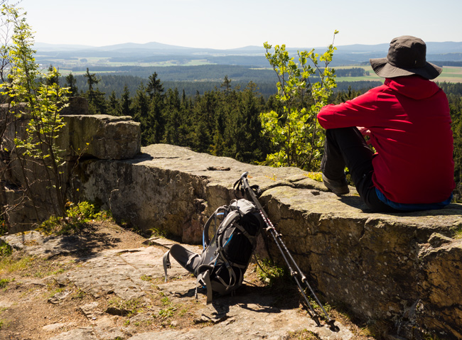 Mein Jahr 2014 in Bildern: Auf der Ruine Hirschstein im Fichtelgebirge. (Foto: Christof Herrmann, 2014)