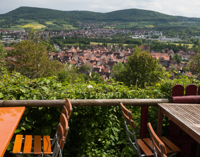 … und endet rund 21 Tage später in der mittelfränkischen Cittàslow-Stadt Hersbruck.