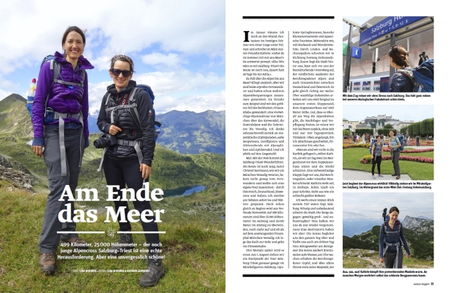 "Abenteuer Alpencross - Am Ende das Meer": PDF-Download des Artikels in der outdoor 8/2019