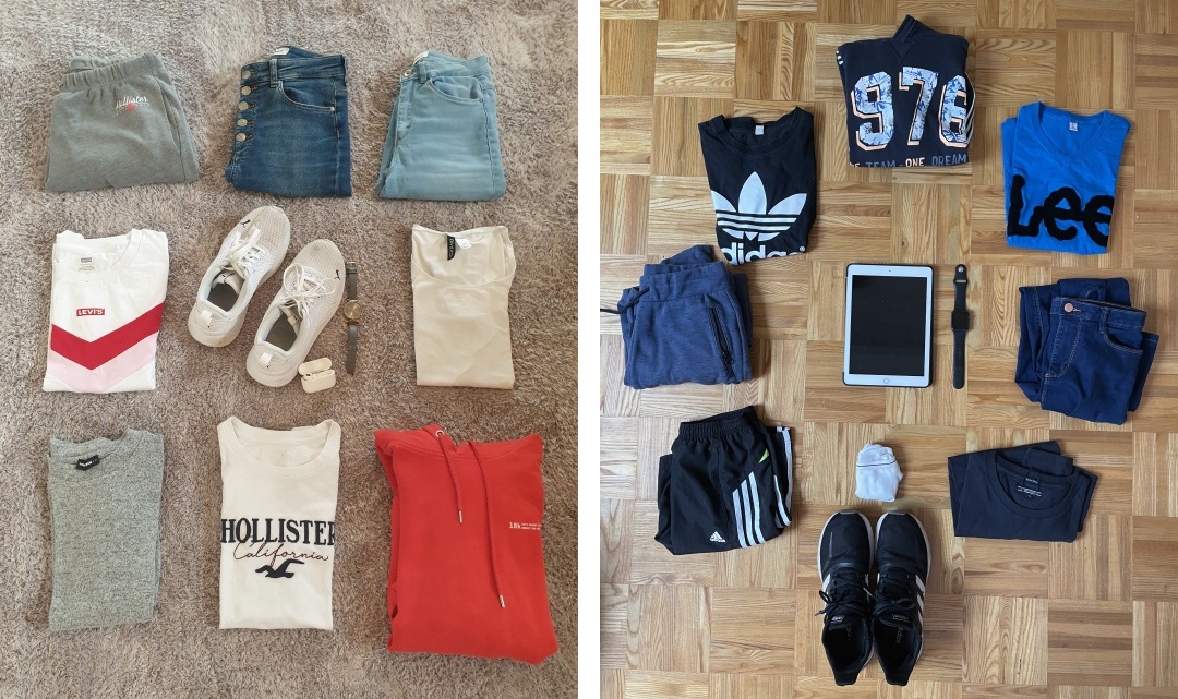 Die Capsule Wardrobe zweier Neuntklässler(innen) am Niedersächsischen Internatsgymnasium Bad Bederkesa.