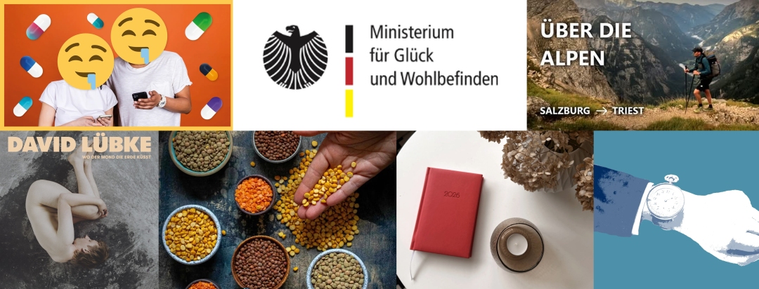 Meine Empfehlungen: Dankbarkeit + Weglassen + Recup + Dopamin + Glücksministerin + David Lübke …